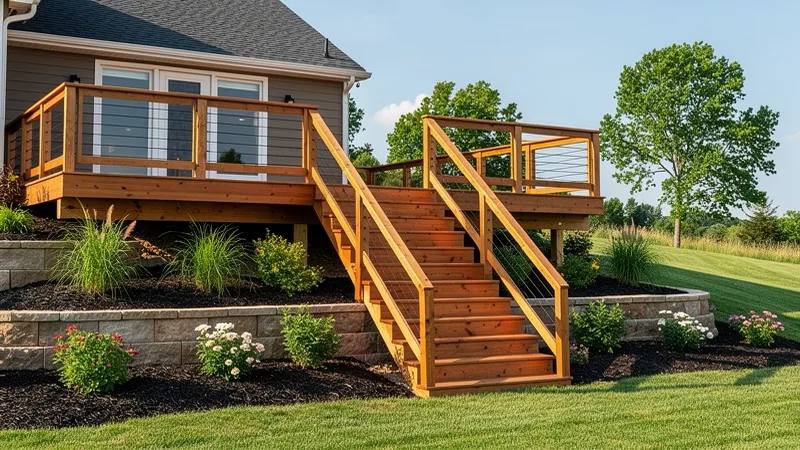 Multi-Level Deck & Stair Design service in St. Joseph, MO